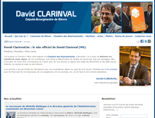 Tablet Screenshot of david-clarinval.be